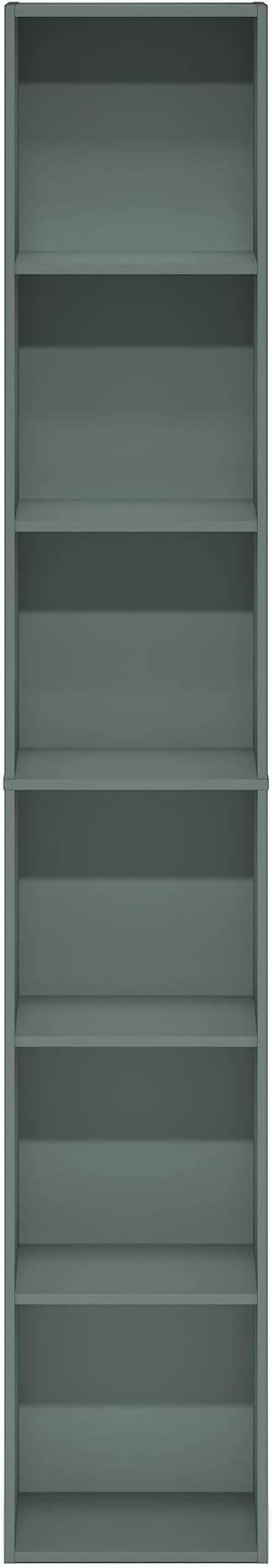 Furinno LUDER Book Shelf, 6-Tier Tall Modern Bookshelf, Bookcase