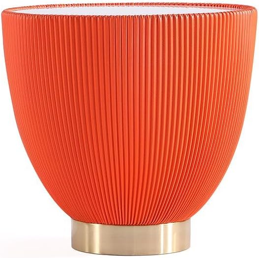 Manhattan Comfort Anderson Modern 18.43" Round End Table 2.0