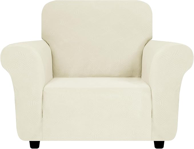 ZNSAYOTX Super Stretch Chair Slipcover, New Striped Sofa Chair Covers