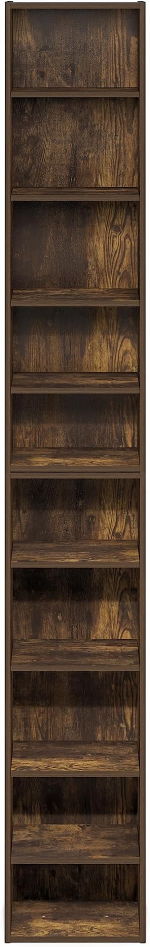 Furinno PASIR Book Shelf, 10-Tier Bookshelf, Bookcase