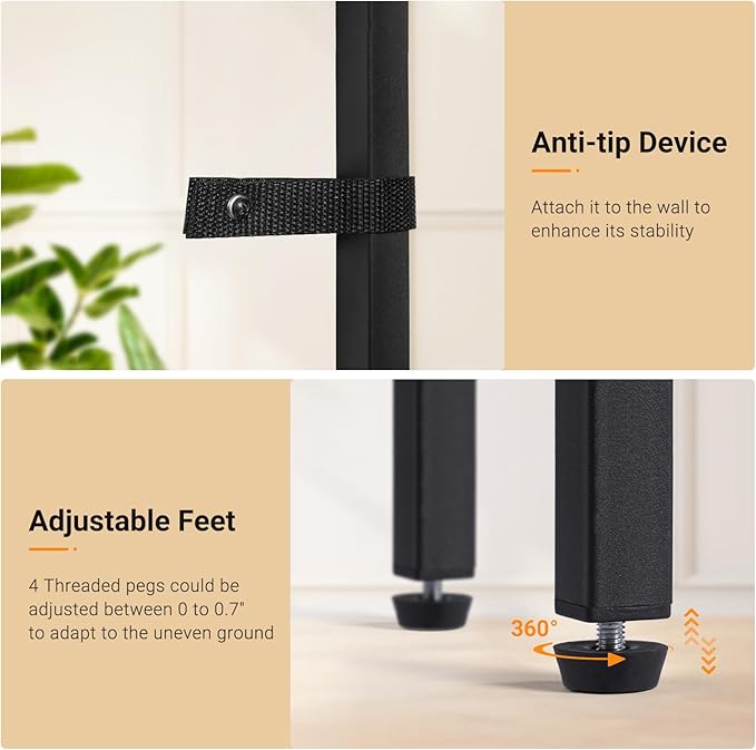ELYKEN 47.2" Narrow Console Sofa Table