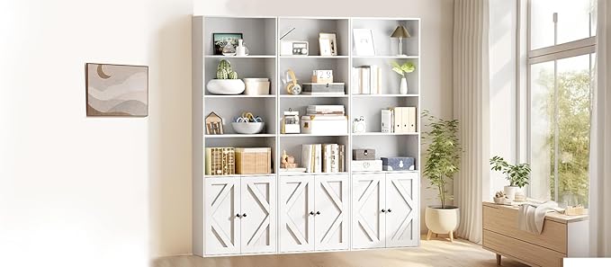 Bookshelf, 6-Tier Floor Bookcase
