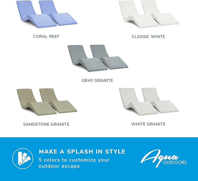 Aqua Outdoors- in-Pool Chaise Lounger