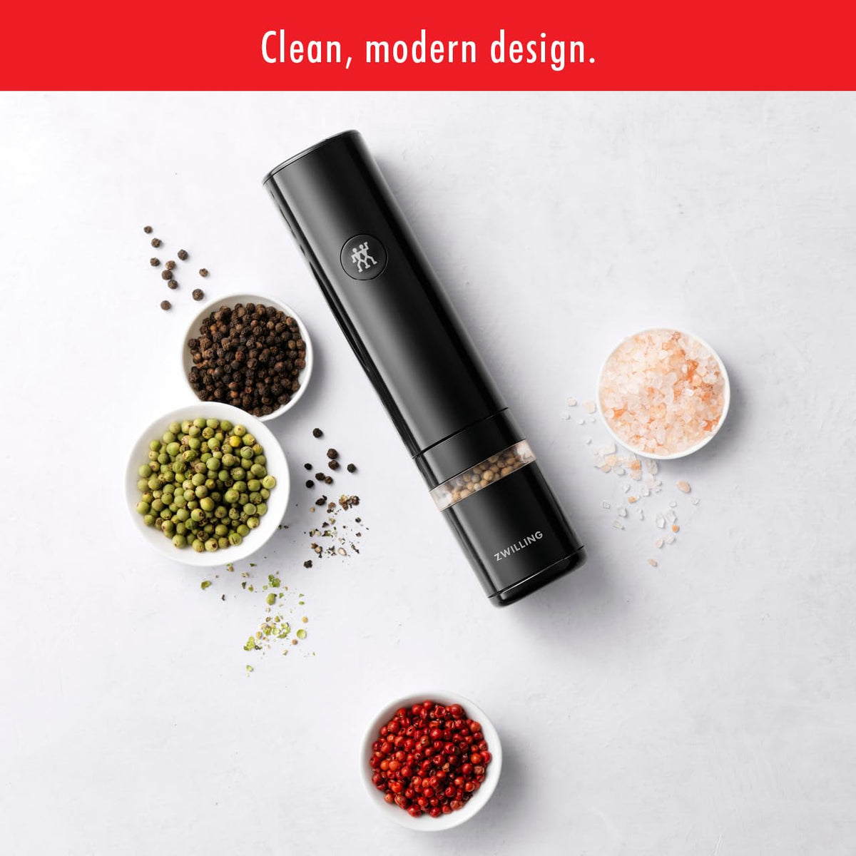 ZWILLING Enfinigy Electric Salt/Pepper Mill - Black