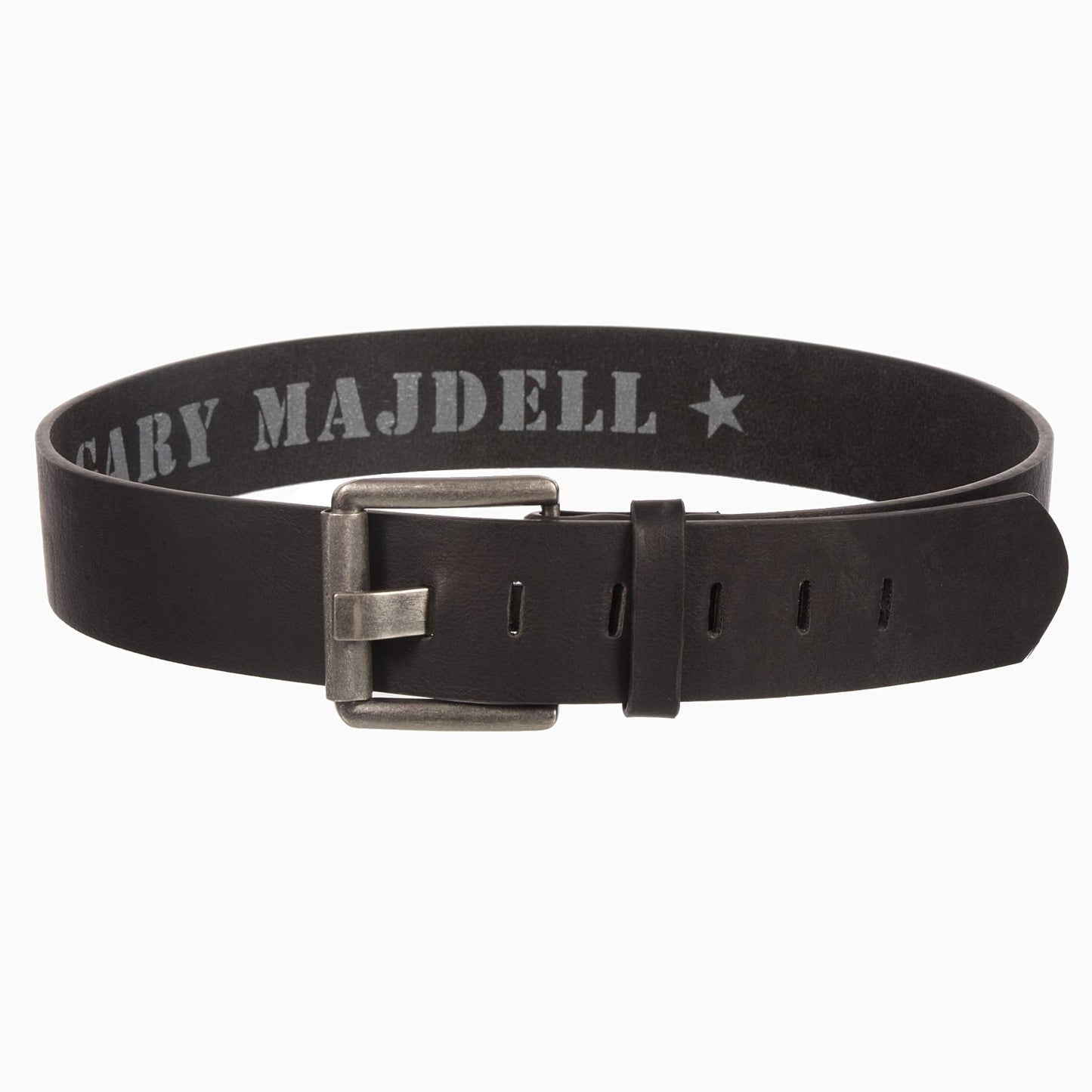 Gary Majdell Sport Men's 2" Genuine Leather Single Loop Dress Belt with Single Prong Metal Buckles - Classic and Fashion Design for an Everyday Use (Black, 36)