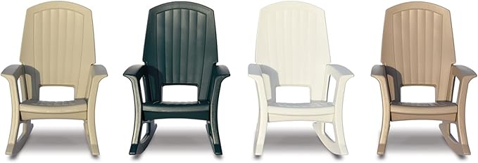 Semco Plastics Rockaway Heavy Duty All Weather Outdoor Rocking Chair
