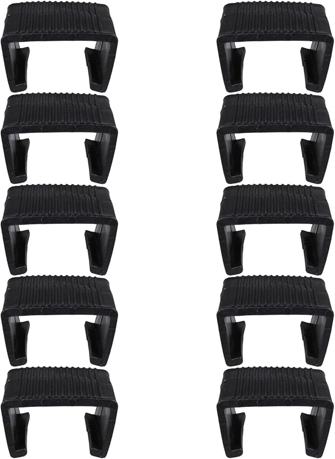 SUQ I OME Pack of 10 Outdoor Patio Garden Wicker Rattan Furniture Aligment Sofa