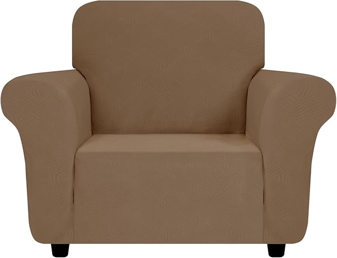 ZNSAYOTX Chair Cover with Arms, New Striped Sofa Chair Covers