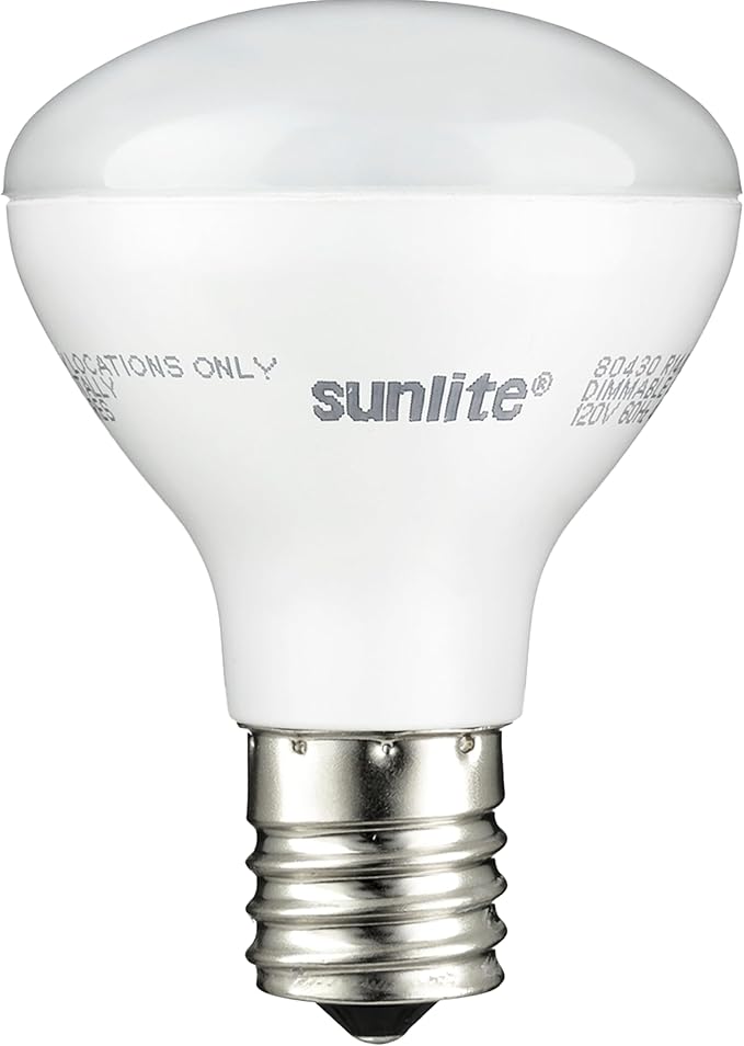 Sunlite LED R14 Mini Flood Light Bulbs, 4 Watts, 280 Lumens, Intermediate Base