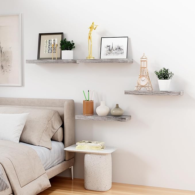 Bellsal Floating Shelves for Wall, Living Room, Bathroom Storage, Book Shelfs
