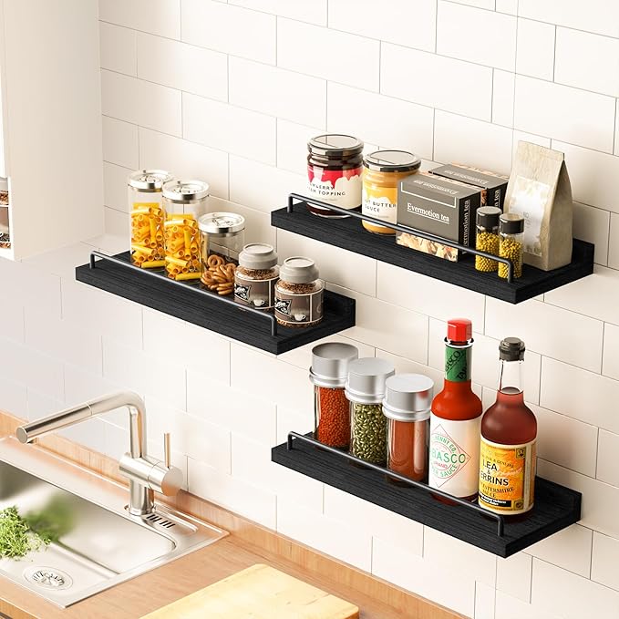 RYOFOBETTO Floating Shelves for Wall Decor Bathroom Shelves Over Toilet