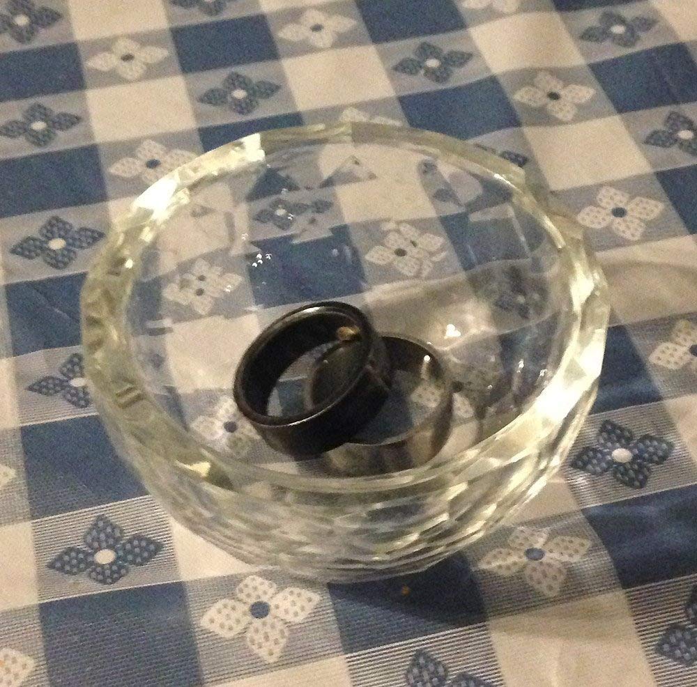 Amlong Crystal Clear Faceted Crystal Mini Bowl 3 Inch