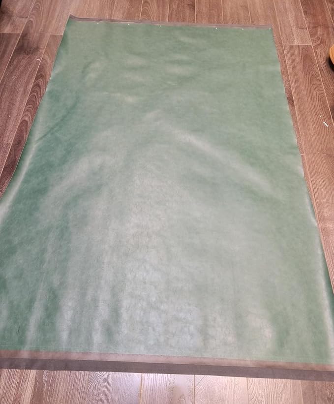 Hunter Green Soft Faux Leather Fabric PU Leather by The Yard Synthetic Pleather