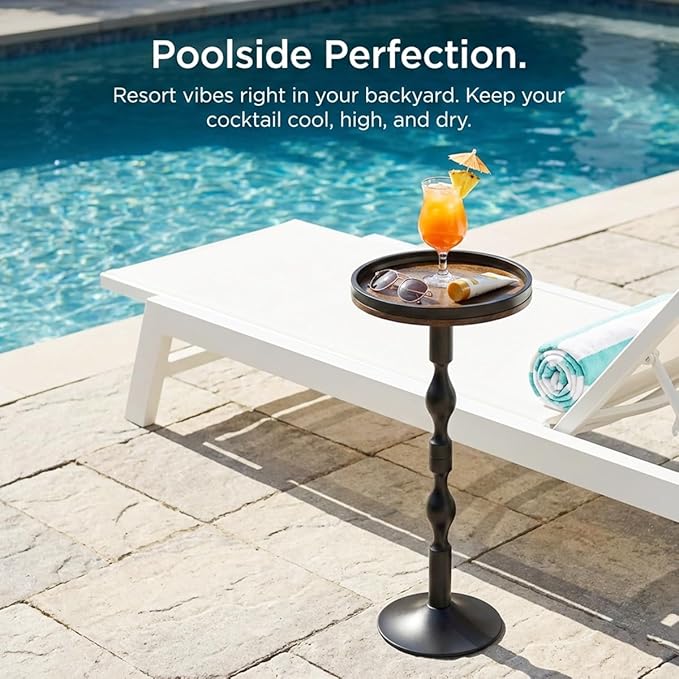 Small Round Side Table, Drink Table