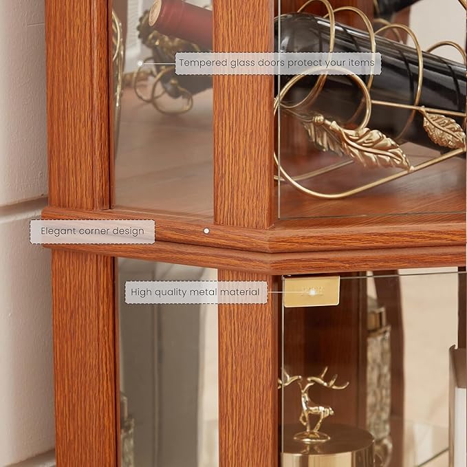 Corner Display Curio Cabinets