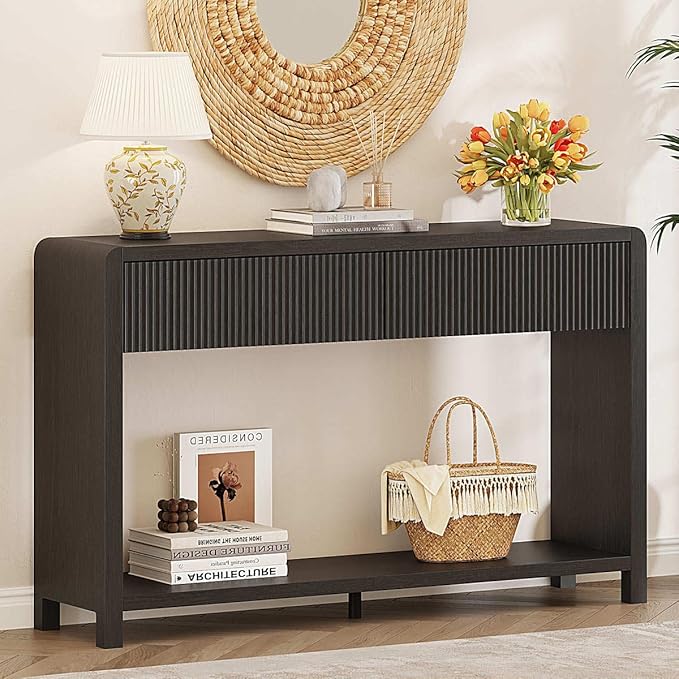 FATORRI Console Table for Entryway, Modern Sofa Table