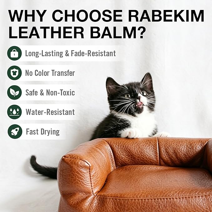 Medium Brown Leather Repair Kit, Leather Recoloring Balm – Restore & Repair