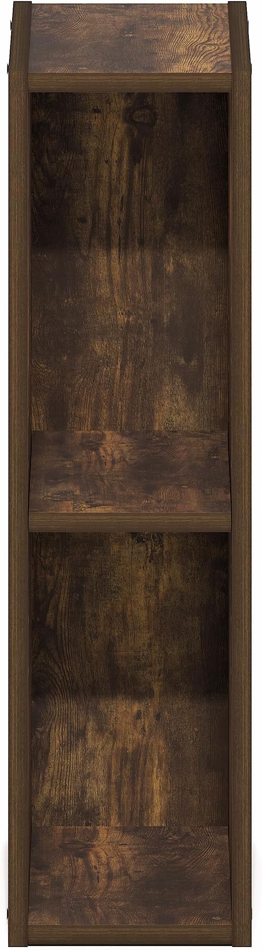 Furinno Fulda Book Shelf, 2-Tier Narrow Bookshelf, Bookcase