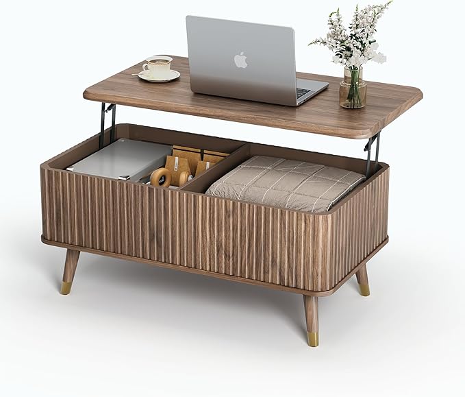 SULIVES Lift Top Coffee Table