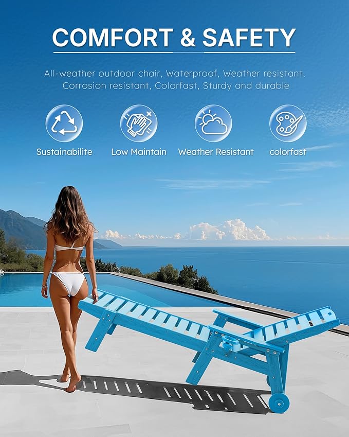 Patio Chaise Lounge Chair Outdoor