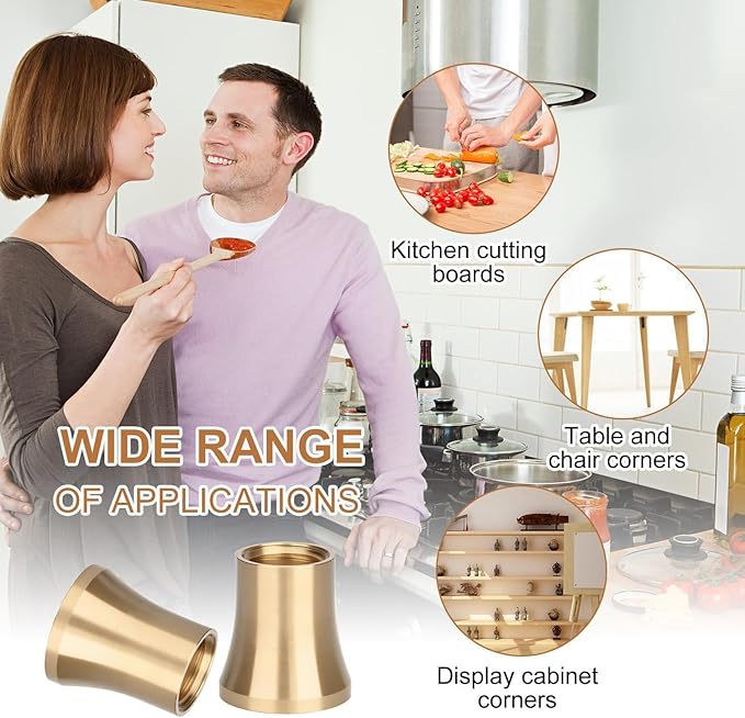 Brass Cutting Board Feet,Chopping Board Feet Set