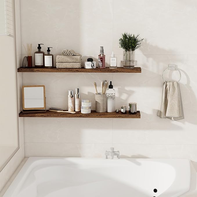 Floating Shelves for Wall, 40 Inch Floating Shelves for Home Decor, Wall