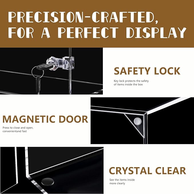 Acrylic Display Case with Lock – Acrylic Storage Chest