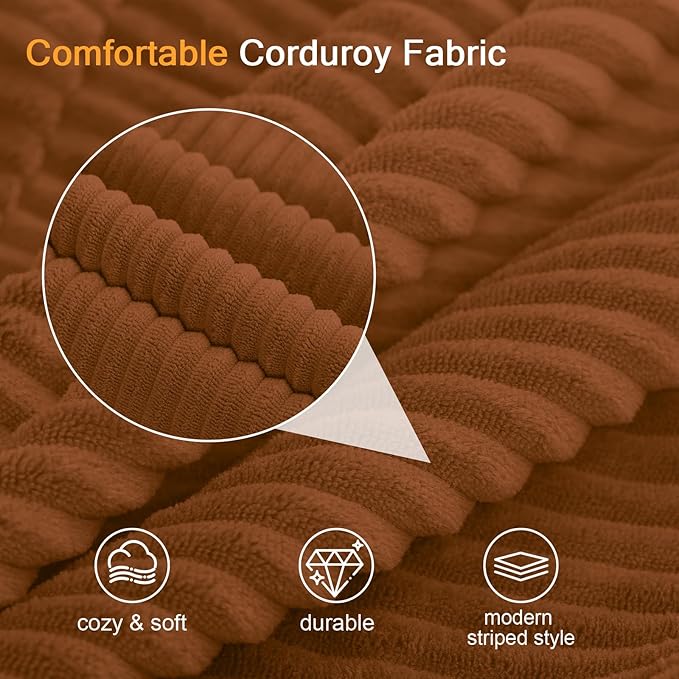 COMAX Convertible Sofa Bed, Folding Floor Couch Corduroy Fold Out Couch Bed