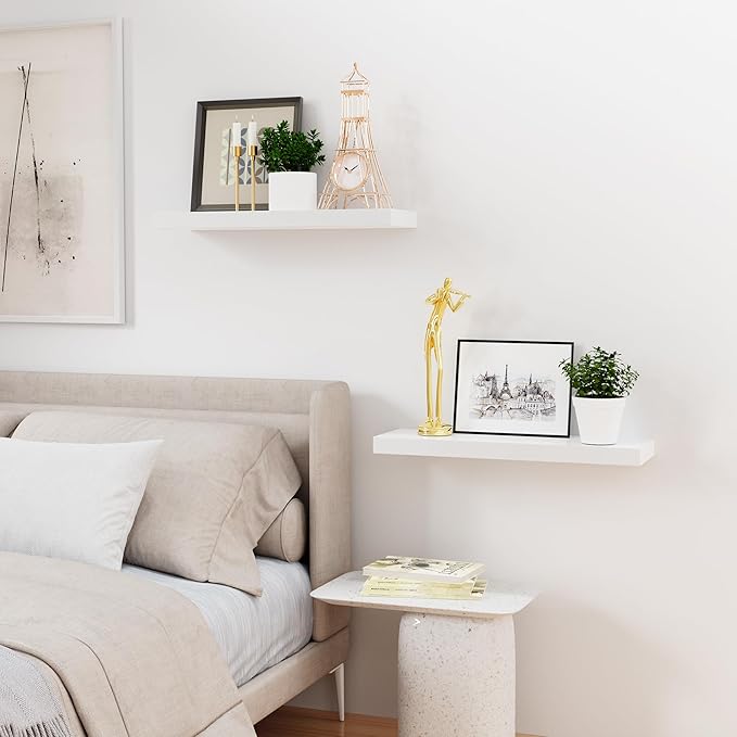 Bellsal Floating Shelves for Wall, Living Room, Bathroom Storage, Book Shelf