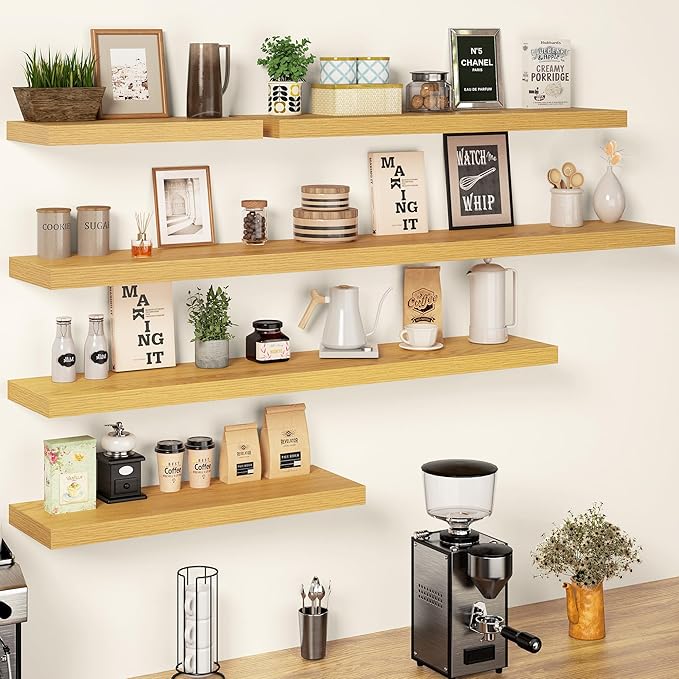 48 Inch Floating Shelves, 12 Inch Deep Floating Shelves