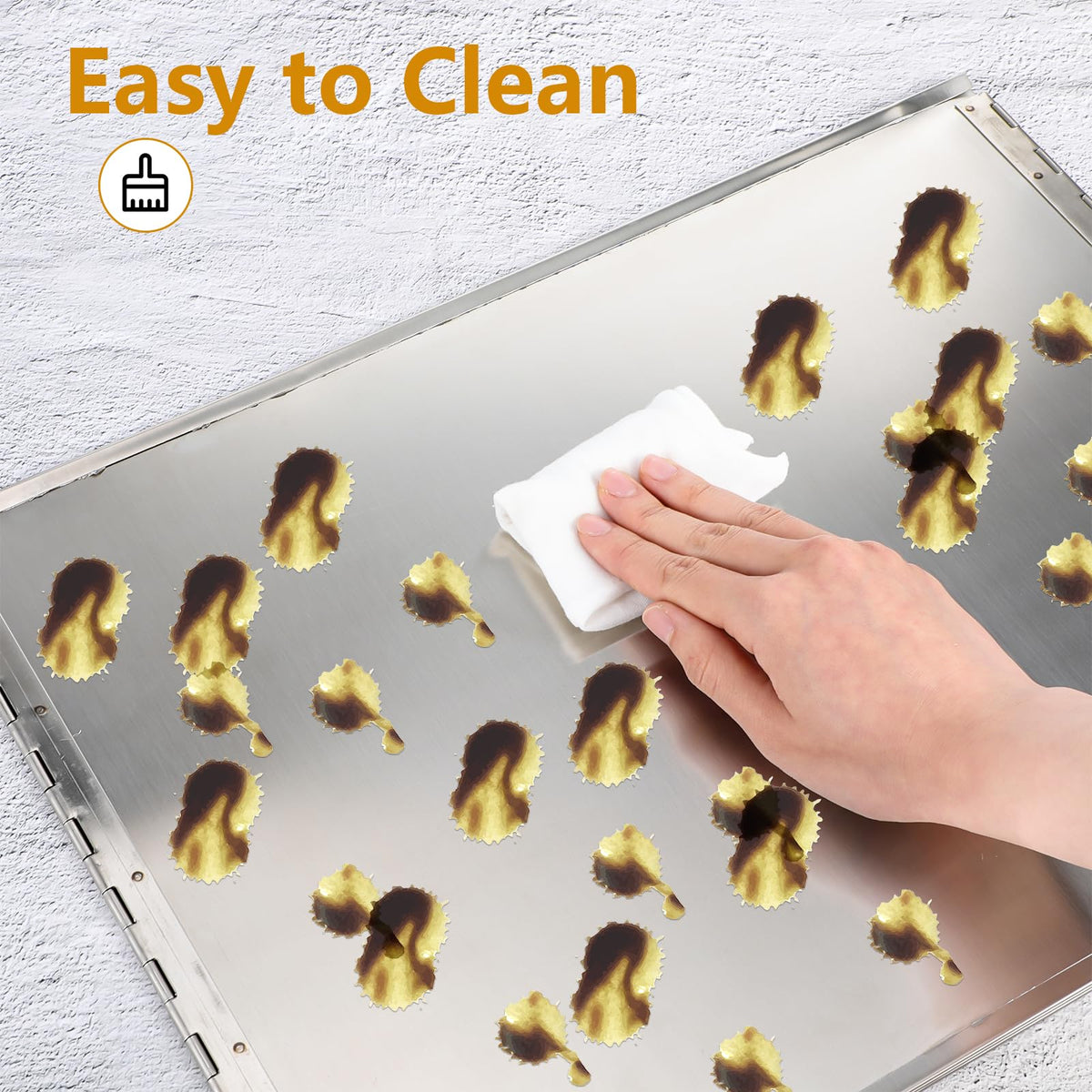 3 Sided Oil Splatter Guard, Upgrade Stainless Steel Anti Splatter Shield for Stove Top Cooktop, Foldable Grease Splatter Screen Oil Barrier, 15.7" x 11.8" (H)