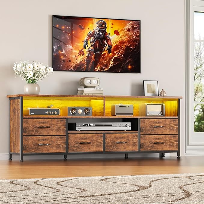 Furologee 55 Inch LED TV Stand for Bedroom