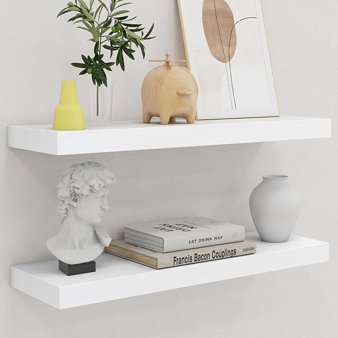fuqing White Floating Shelves for Wall