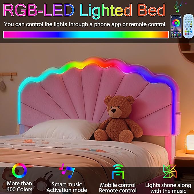 Queen Upholstered Children’s Bed
