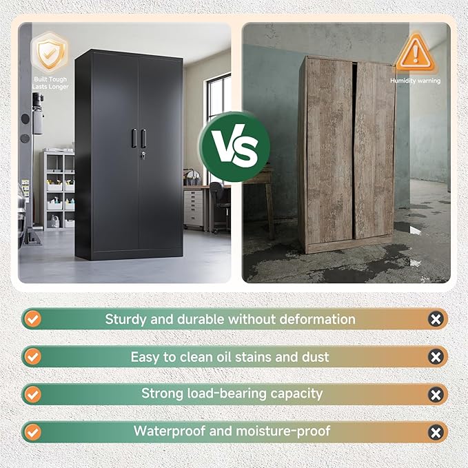 Letaya Metal Garage Storage Cabinets