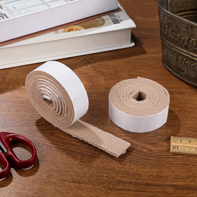 Shappy 2 Packs 120 x 1 x 0.12 Inch Felt Strips