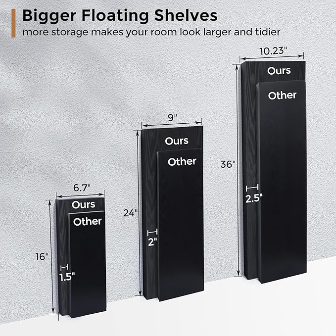 Fun Memories Floating Shelves