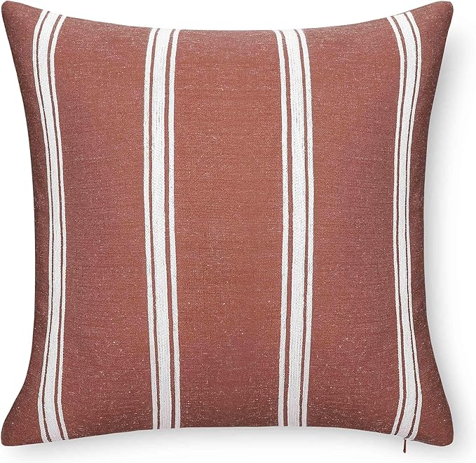 Crumbs Home Modern Farmhouse California Casual Indoor Outdoor Throw Pillow Cover