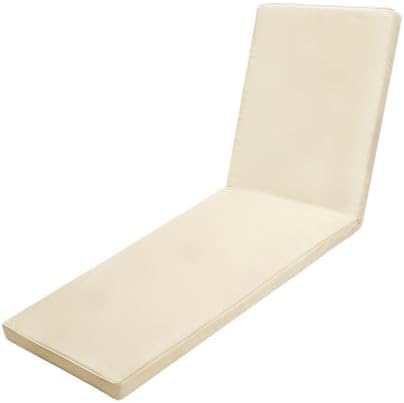Outdoor Chaise Lounge Cushions for Patio, Waterproof Replacement Seat Cushions