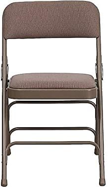 Flash Furniture 4 Pack HERCULES Series Curved Triple Braced & Double Hinged
