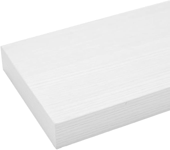 Floating Shelves for Wall White Shelves Bathroom, Bedroom and Living Room