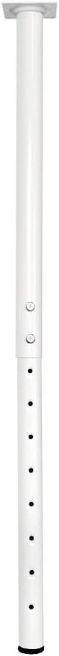 QLLY Adjustable Metal Table Leg, 24-40 inch, Home Office DIY Desk Leg,