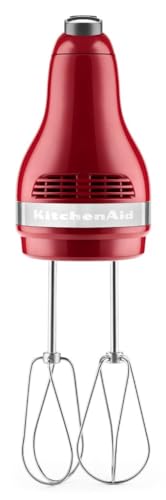 KitchenAid 5 Ultra Power Speed Hand Mixer - KHM512, Empire Red