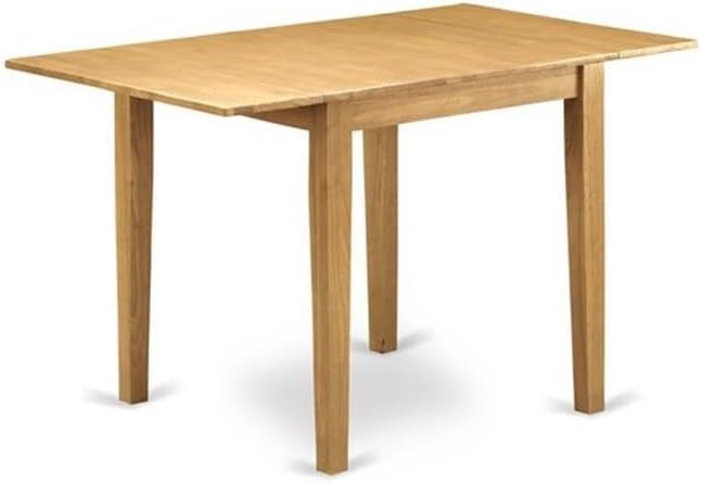 East West Furniture NDVA5-OAK-C 5 Piece Kitchen Table & Chairs Set Includes a