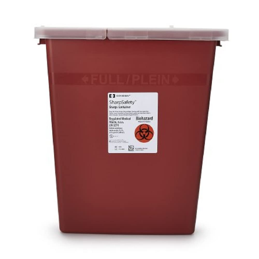 Kendall Sharps Container 8 Gallon Red - Model 8980 by Kendall