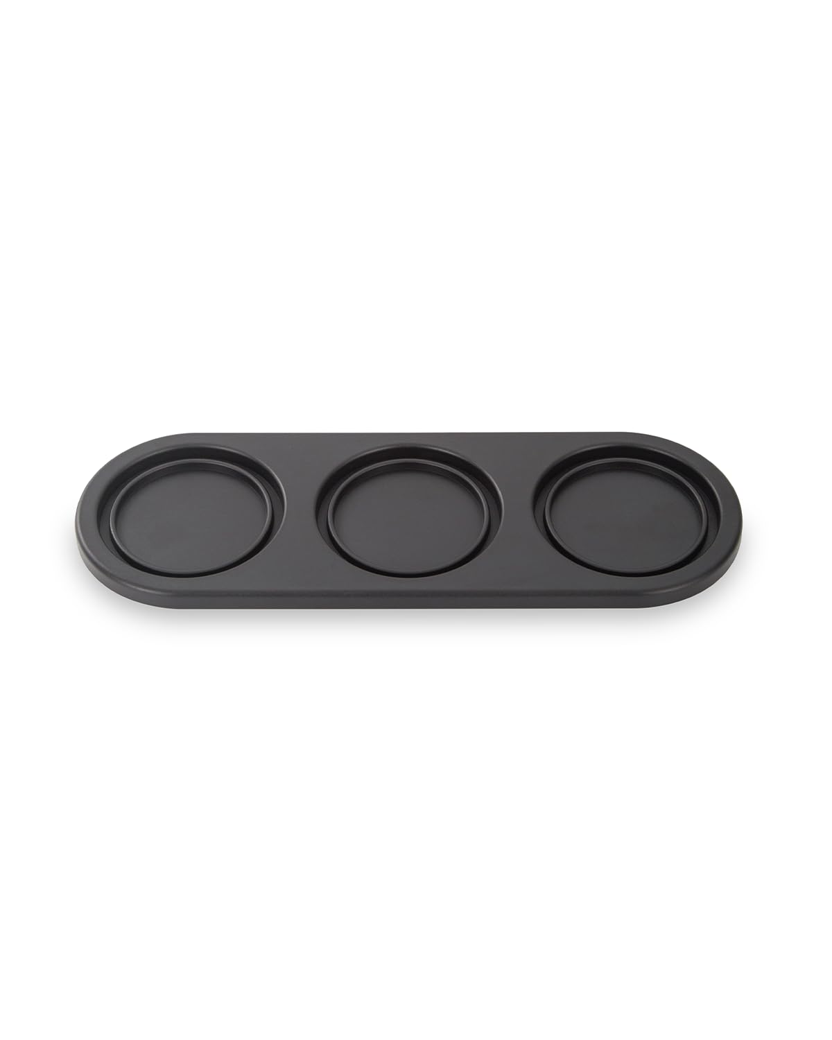 FinaMill Black Trio Stackable Tray – Spice Rack for 3 FinaMill Pods, Durable Kitchen Organizer for Spice Grinder, BPA-Free, Easy to Clean, Keeps Spices Neat and Accessible, Home and Kitchen Gift Ideas