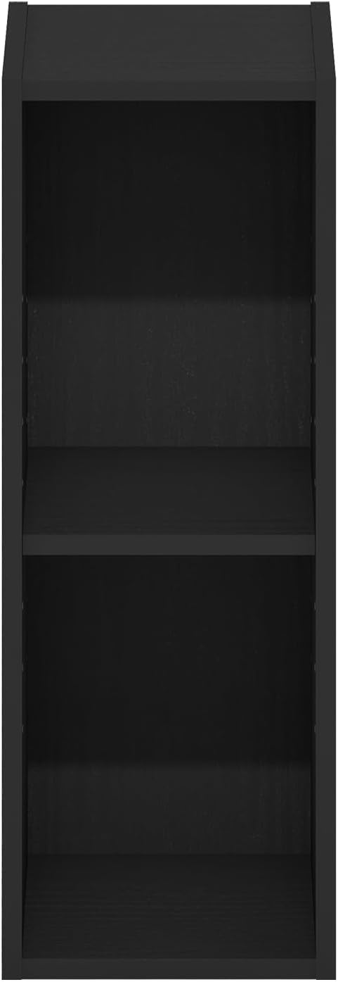 Furinno Fulda Book Shelf, 2-Tier Narrow Bookshelf, Bookcase