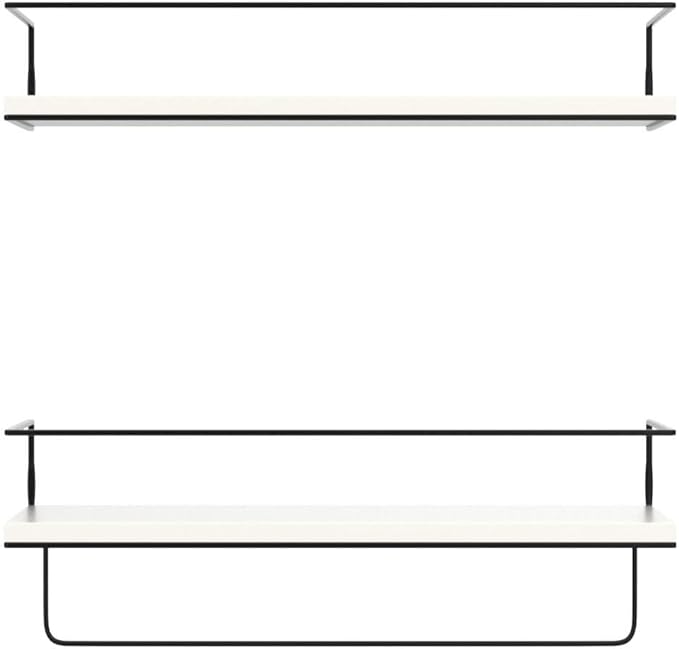 Shario White Floating Shelves