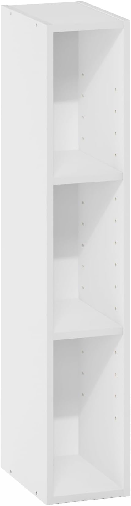 Furinno Fulda Book Shelf, 3-Tier Narrow Bookshelf, Bookcase