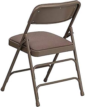 Flash Furniture 4 Pack HERCULES Series Curved Triple Braced & Double Hinged